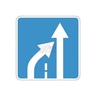 купить дорожный знак 5.15.5д, 5.15.6д Конец полосы в Севастополе